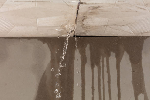 Professional Sewage Cleanup technician working in Three Rivers, MI